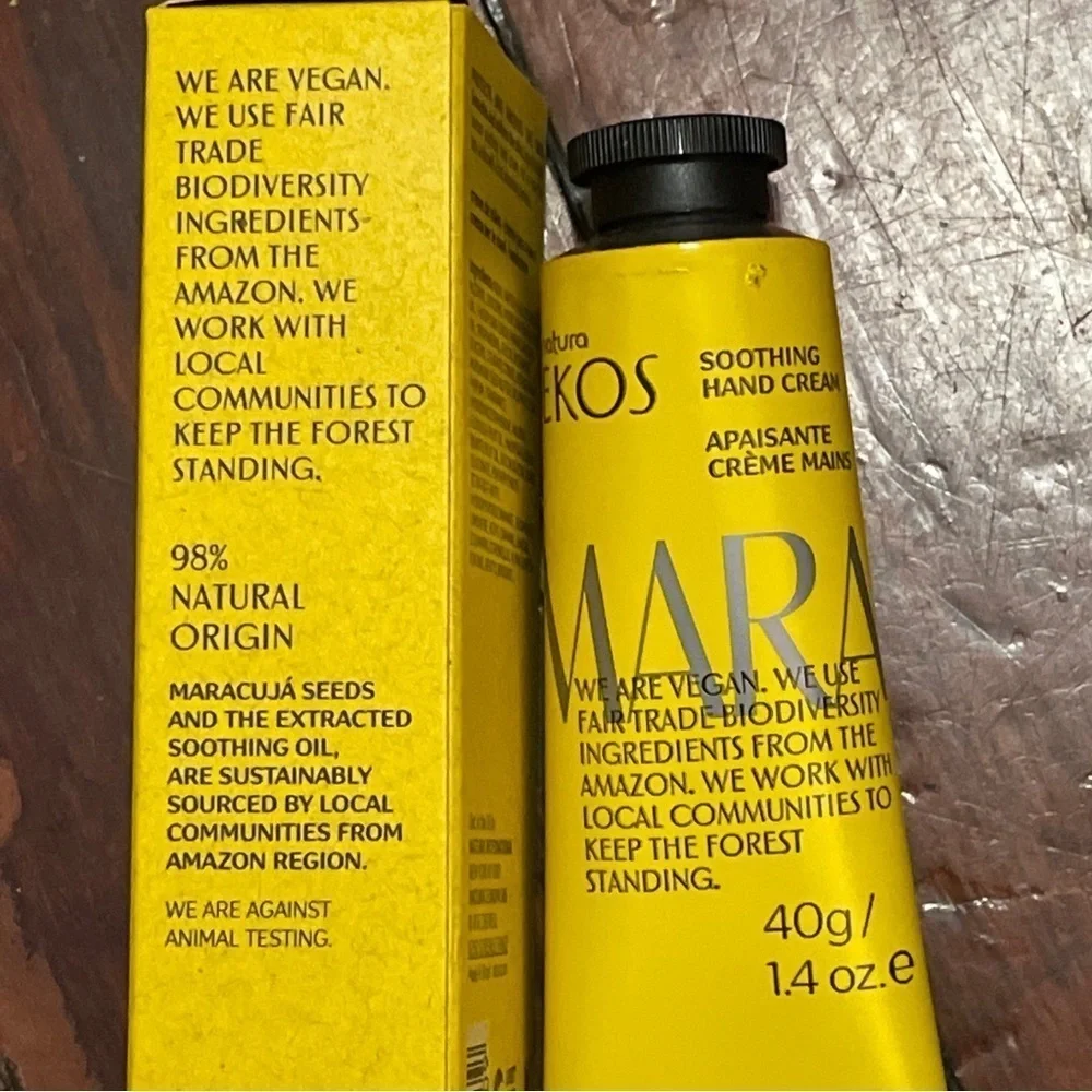 3 Tubes - natura Ekos Maracujá Soothing Hand Cream 40g/1.4oz NIB - Picture 2 of 3